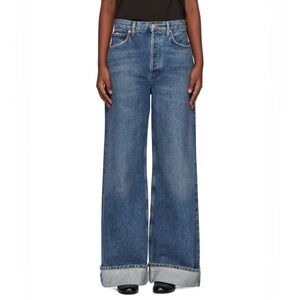 Agolde Dame High Rise Wide Leg Jeans